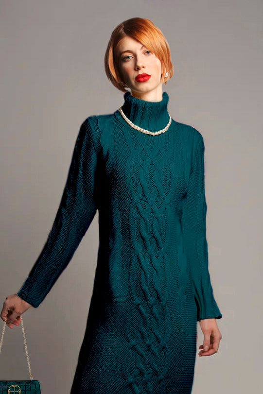 TEAL DRESS B