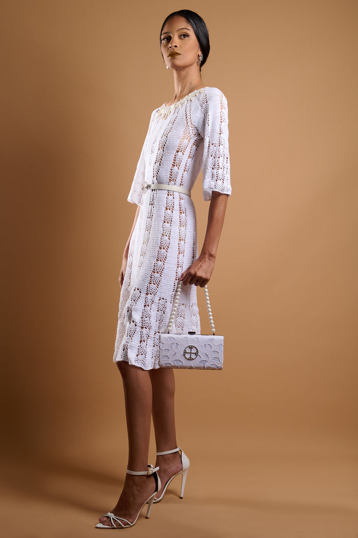 Crochet Blouse / Richelieu Skirt A