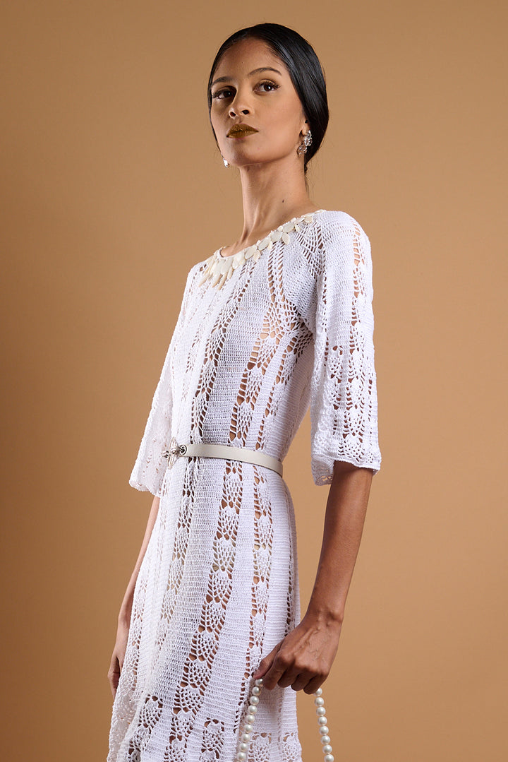 Crochet Blouse / Richelieu Skirt B