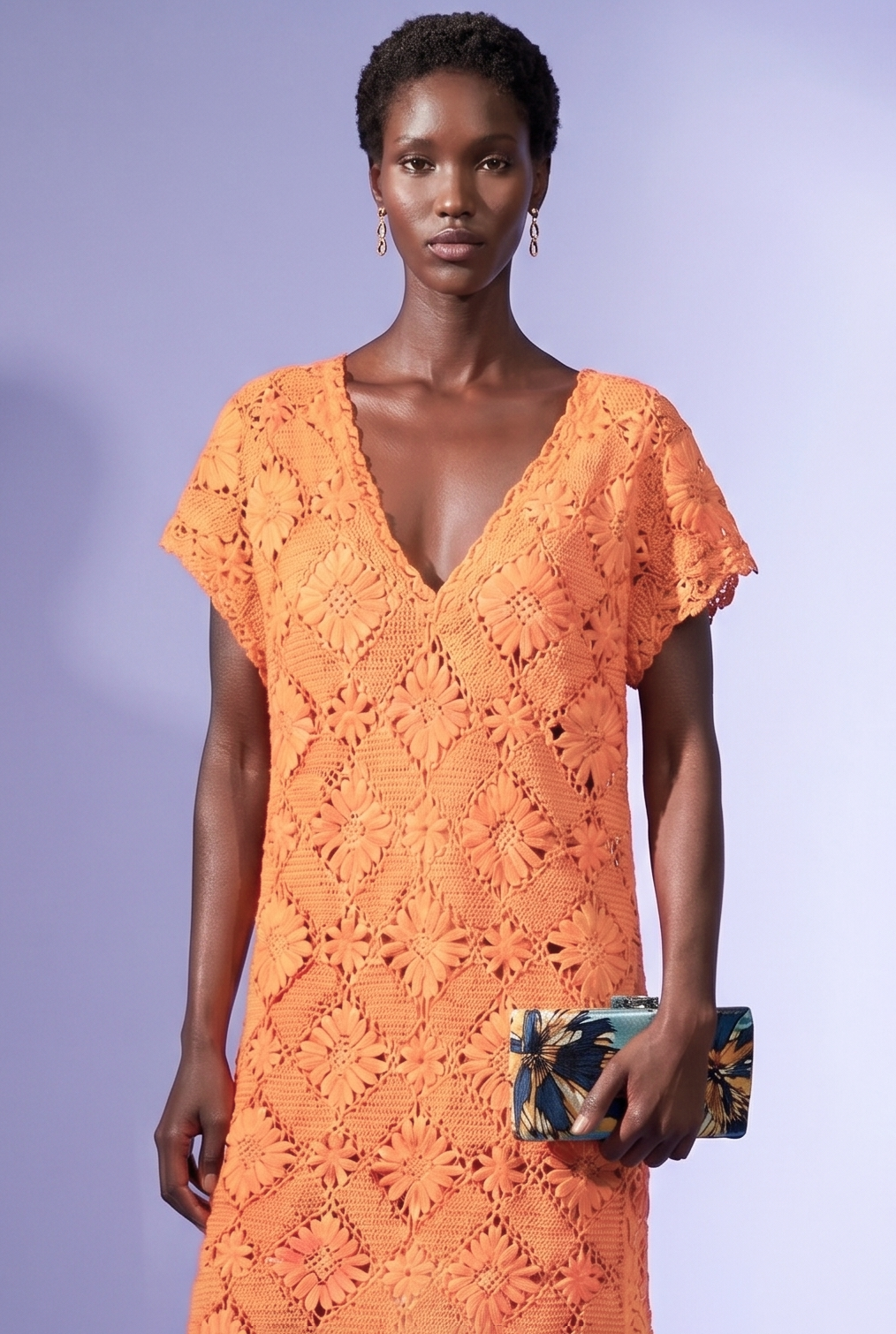 Orange Bilros Dress B
