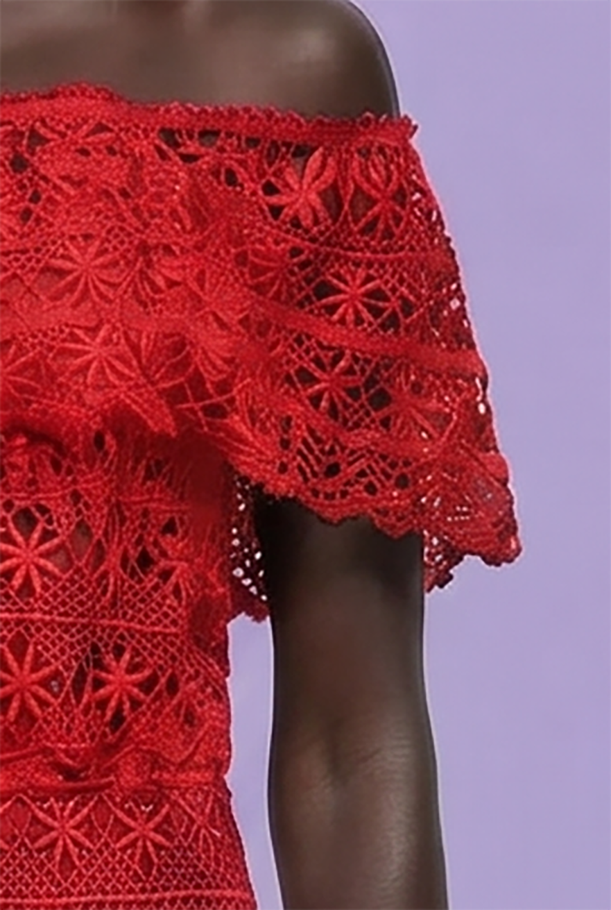 Red Bilros Dress C