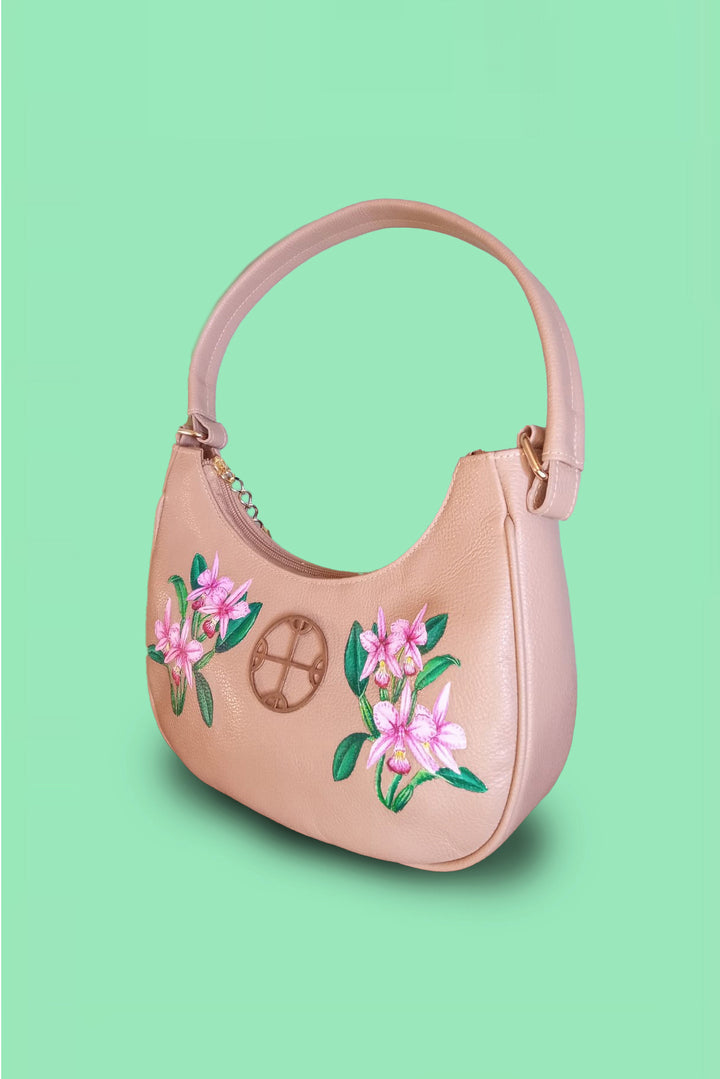 CREME LEATHER BAG B