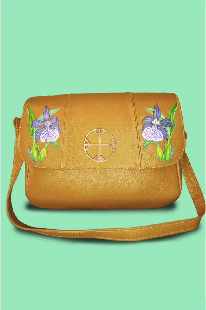 MUSTARD LEATHER BAG A