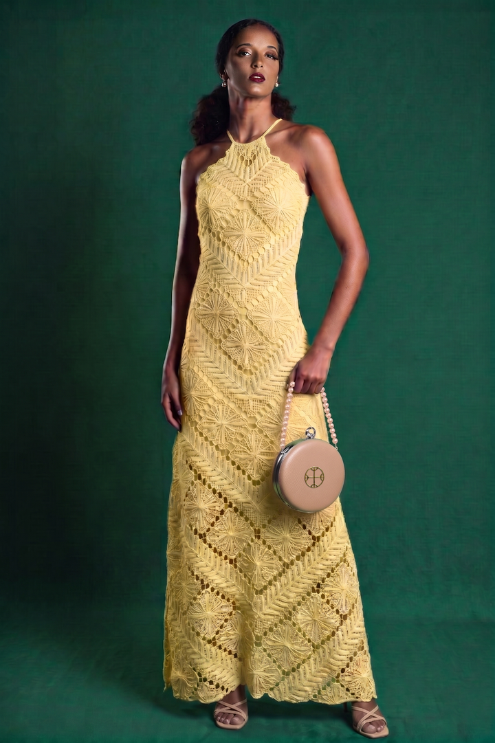Yellow File Dress A