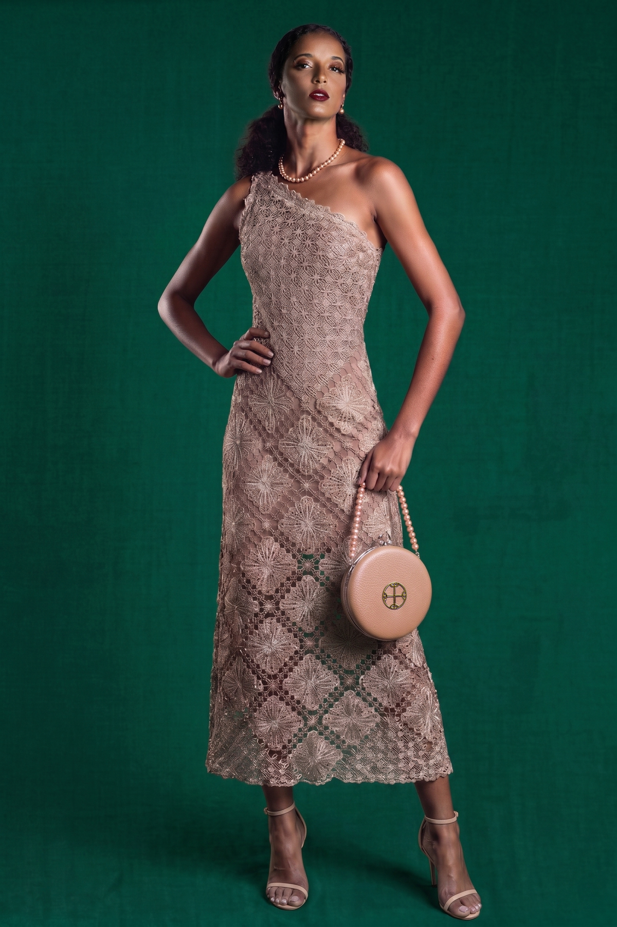 Brown File Dress A