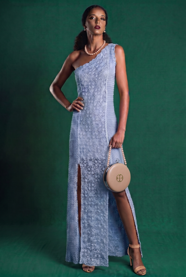Light Blue File Dress A