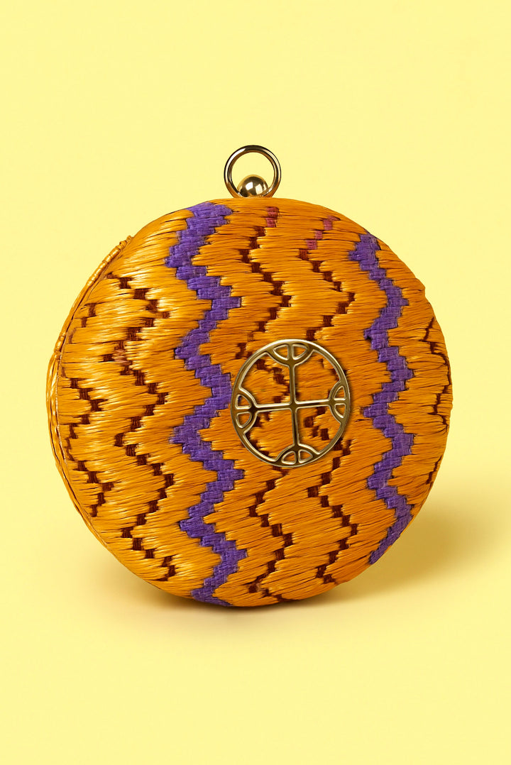 ROUND YUTE PURSE A