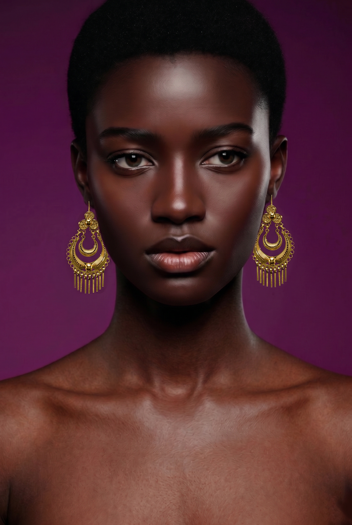 MOON EARRINGS A