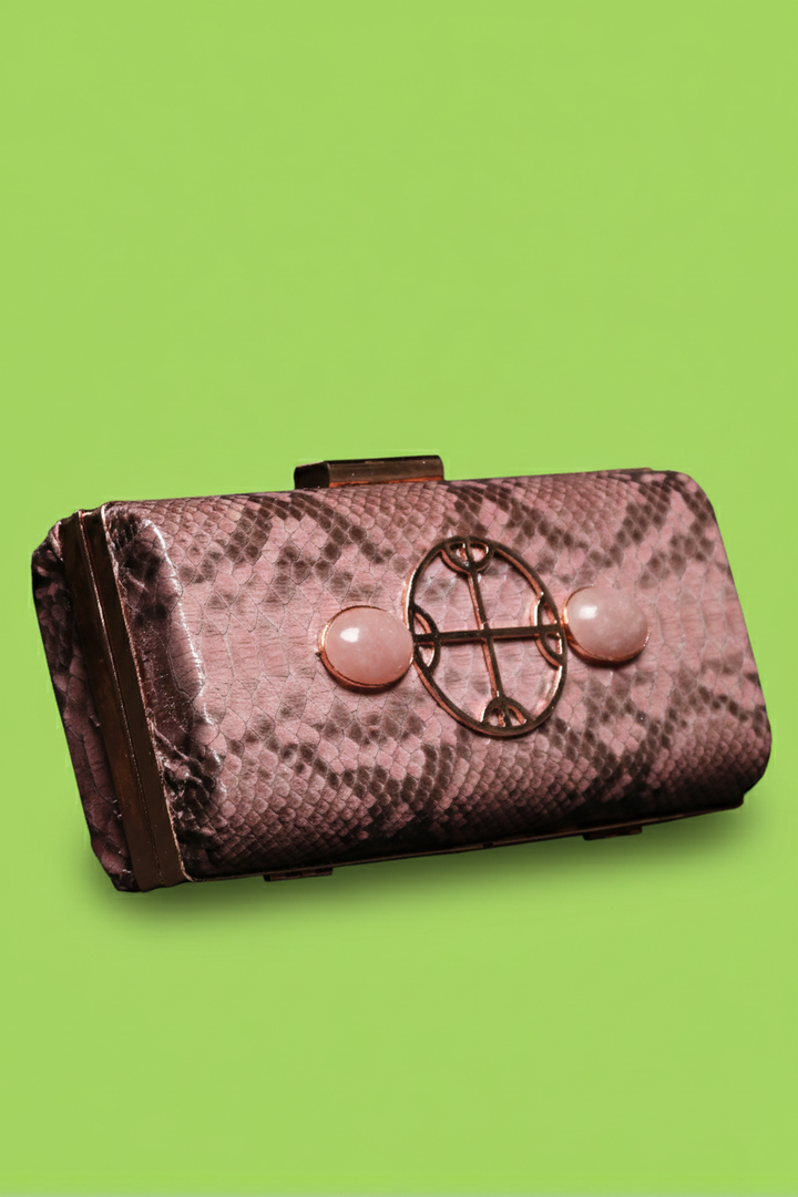 Guava Quartz Clutch B
