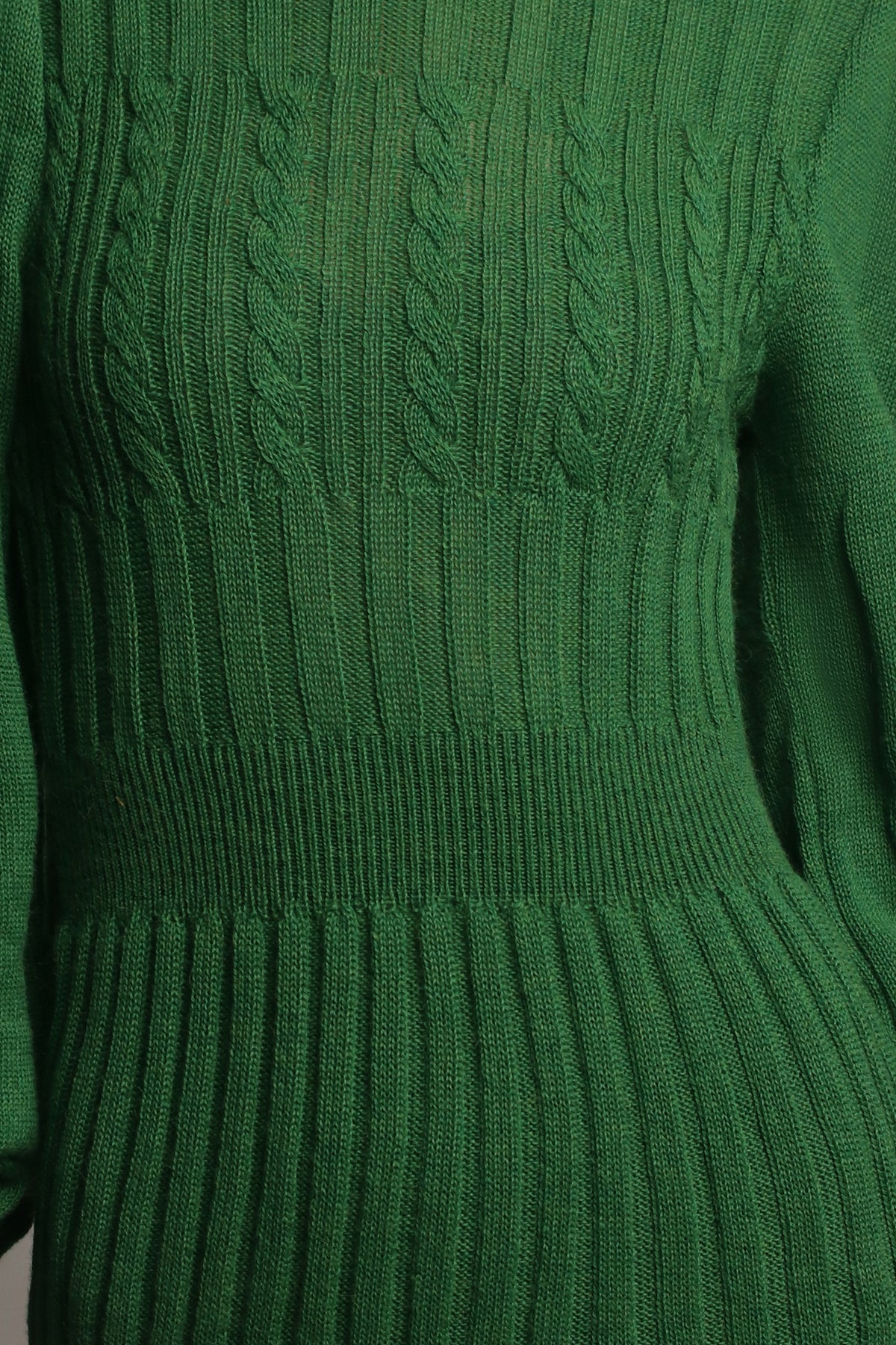 Green Baby Alpaca Dress D